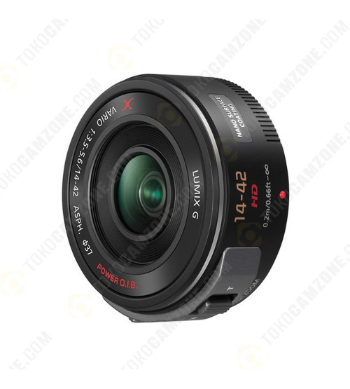 Panasonic Lumix G X Vario PZ 14-42mm f/3.5-5.6 ASPH Power OIS (H-PS14042E-K) (Promo Cashback Rp 250.000)